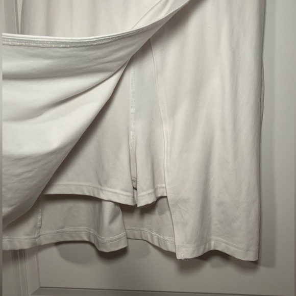 White Target Tennis Workout Athletic Dress - Picture 3 of 4